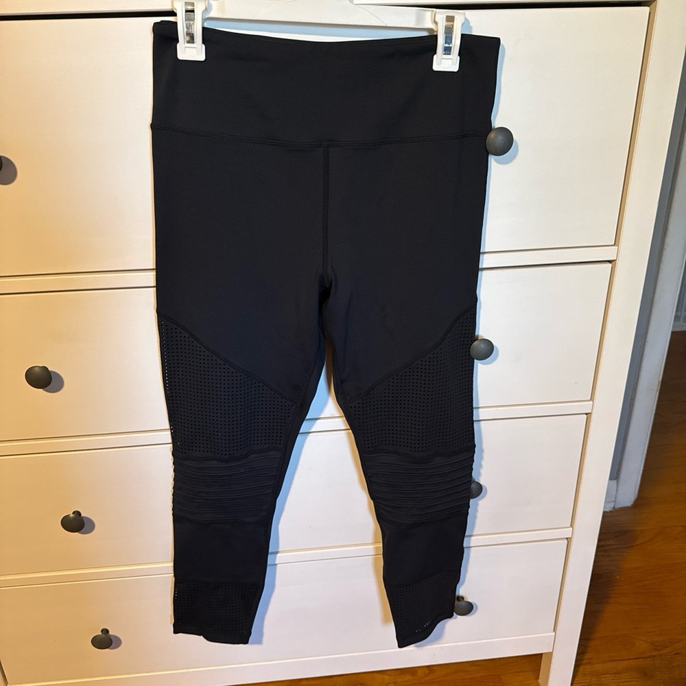 ZYIA Black Moto Leggings